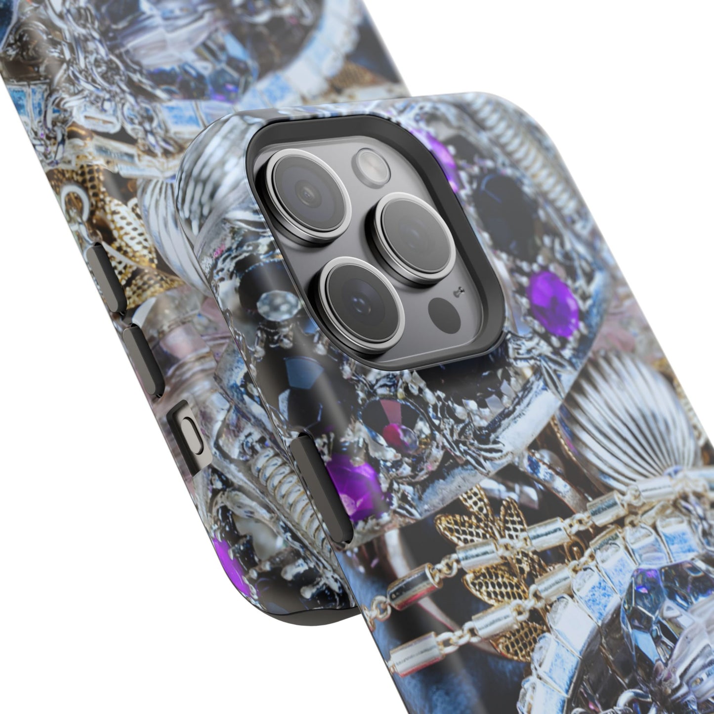 Wireless-Charging Compatible Case – Chrome Jewel