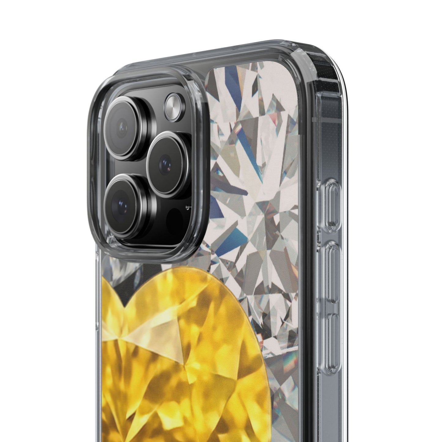 Clear Phone Case – Heart of Gold
