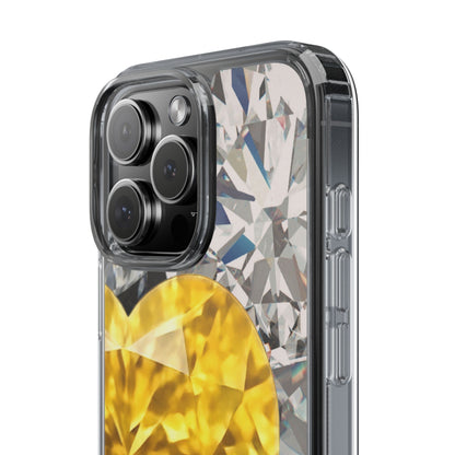 Clear Phone Case – Heart of Gold