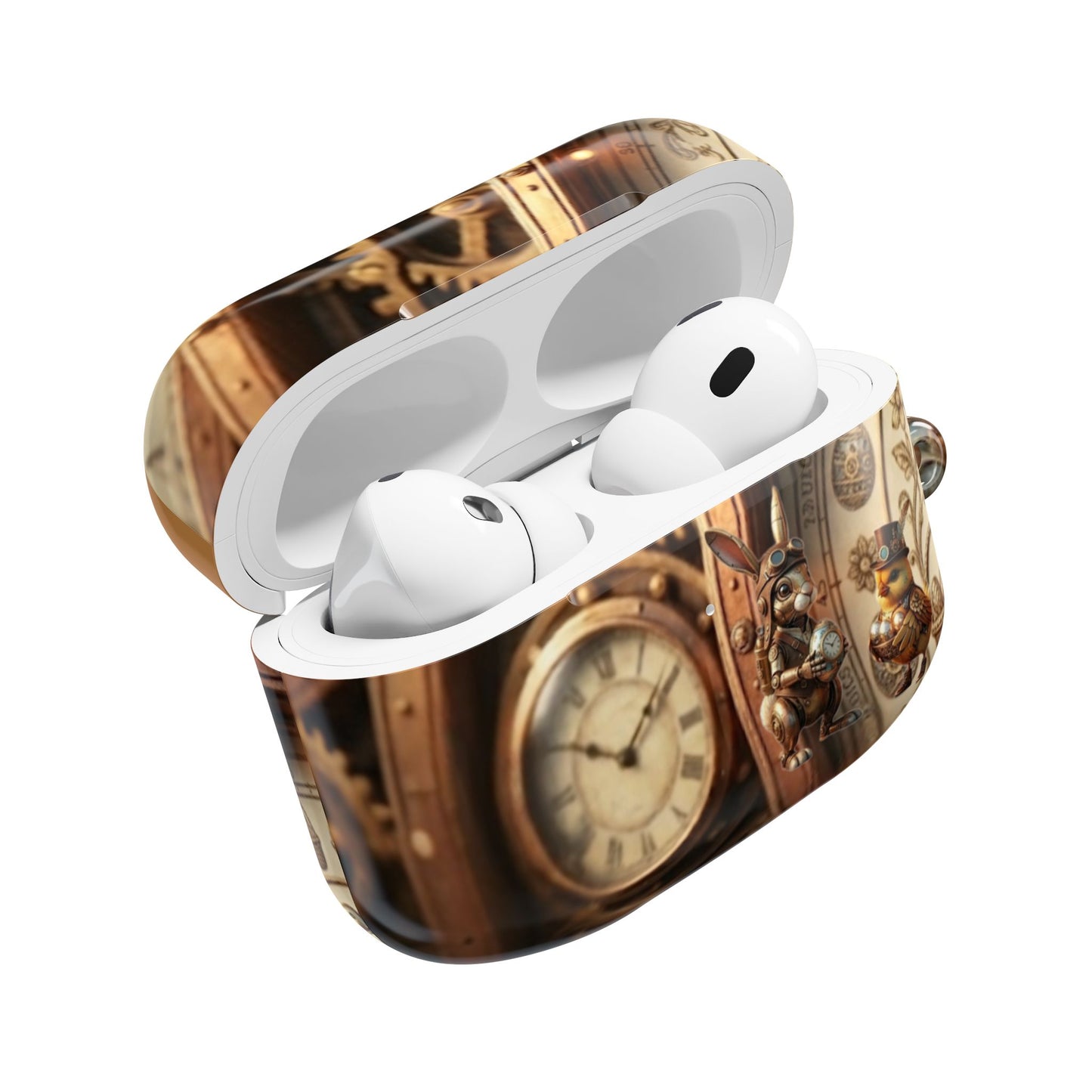 Earbud Case Cover – Clockwork Cottontail