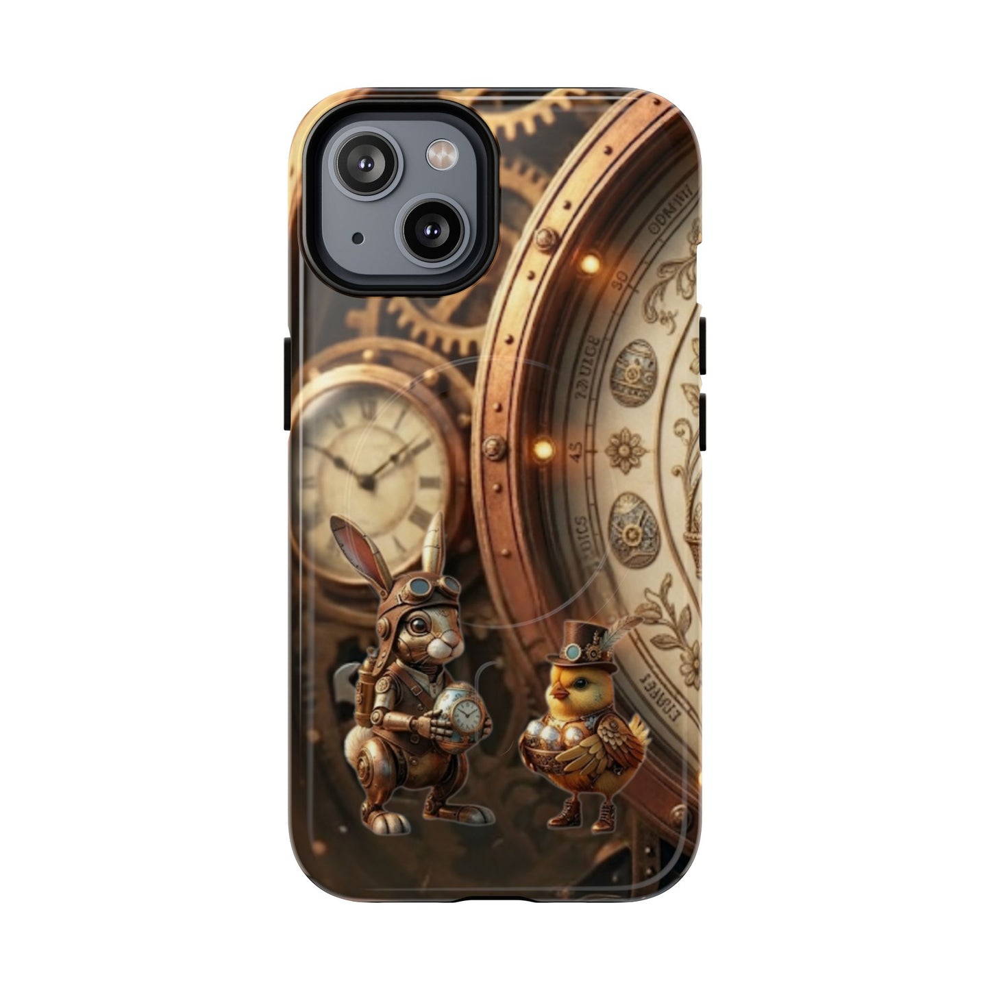 Protective Magnetic Phone Case – Clockwork Cottontail