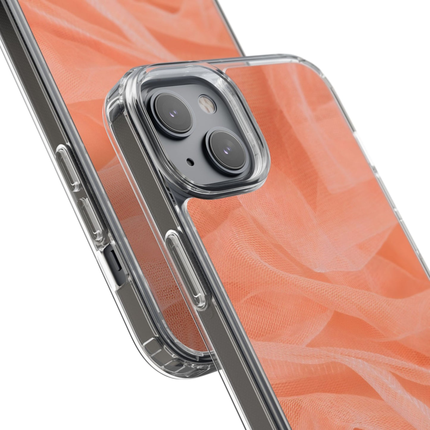 Clear Phone Case – Coral Veil