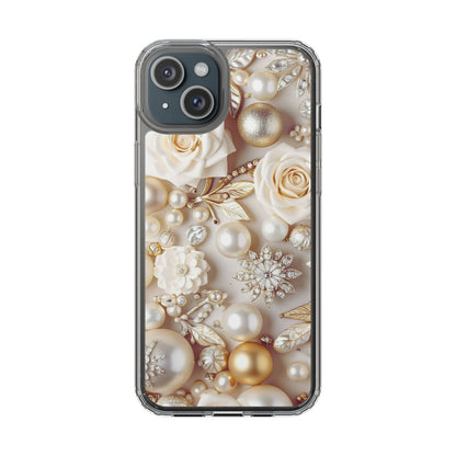 Clear Phone Case – Ivory Opulence