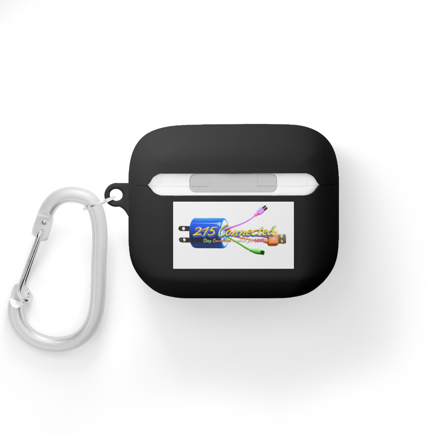 Wireless Earbud Case Cover – Pigeon Design Slim Drop Protection with Carabiner Clip
