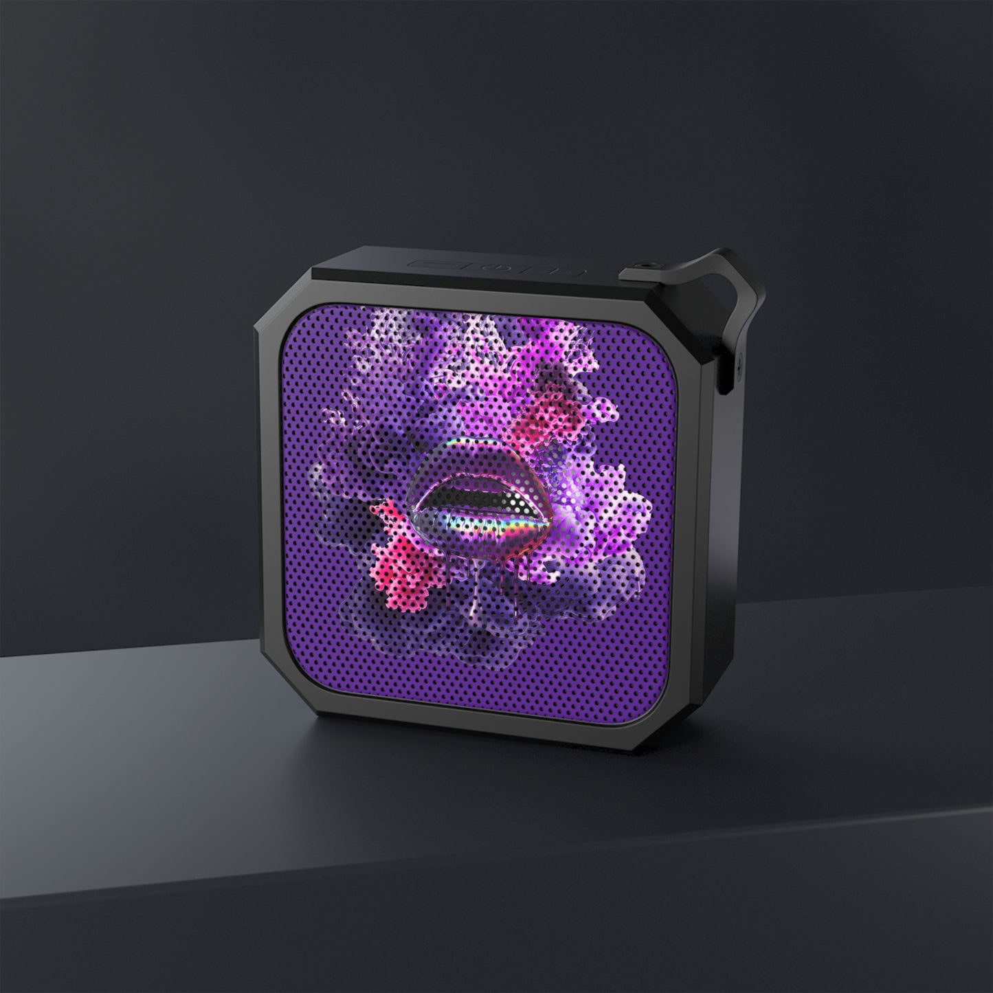 Water-Resistant Bluetooth Speaker – Purple Haze Lips