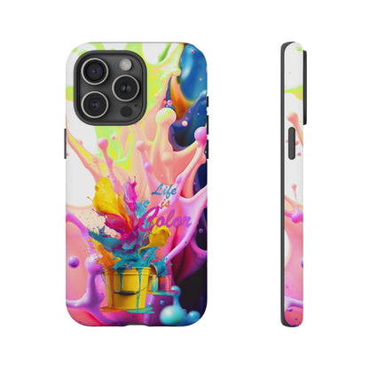 Color Splash Phone Case — “Life in Color” Protective Tough Case