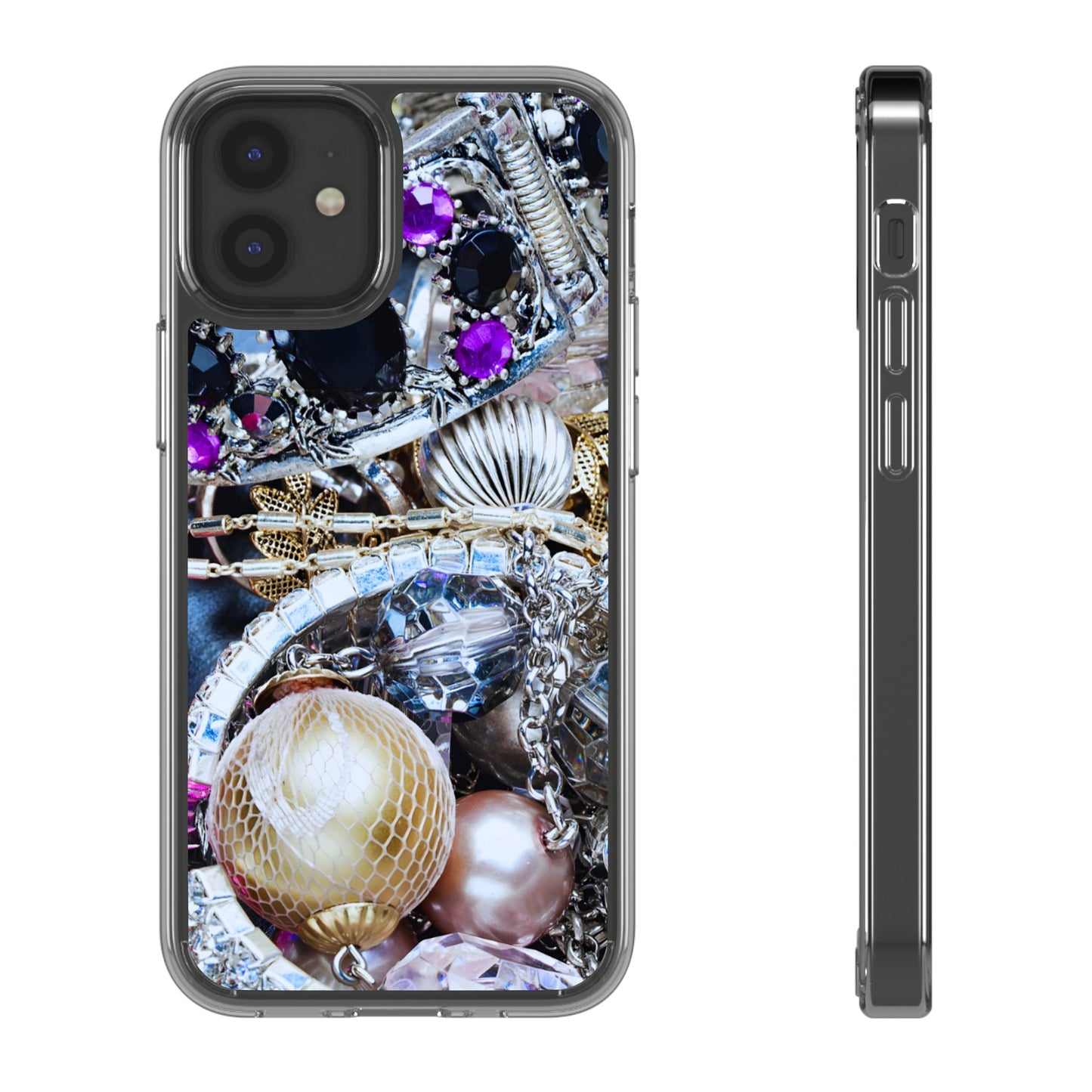 Clear Phone Case – Chrome Jewel