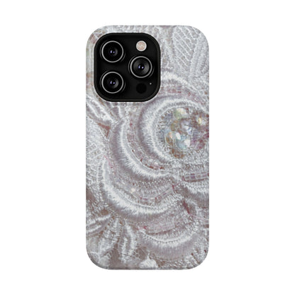 Impact-Resistant Phone Case – Lace Veil