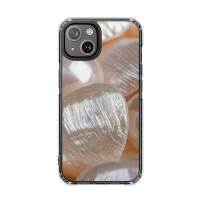 Clear Magnetic Phone Case – Blush Pearl
