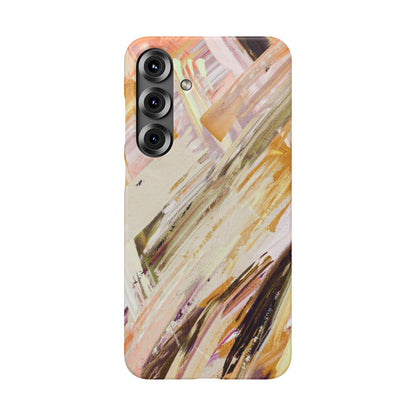Snap Phone Case – Brush & Bronze