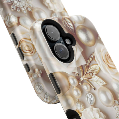 Impact-Resistant Phone Case – Ivory Opulence