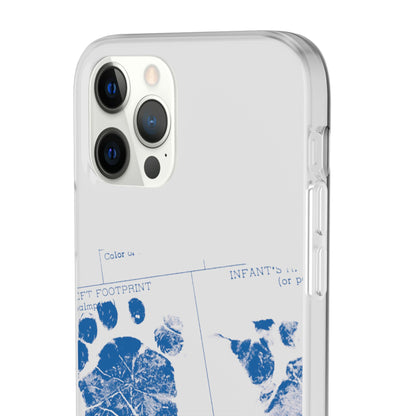 Flexi Case – Mom’s Little Blue Footprints