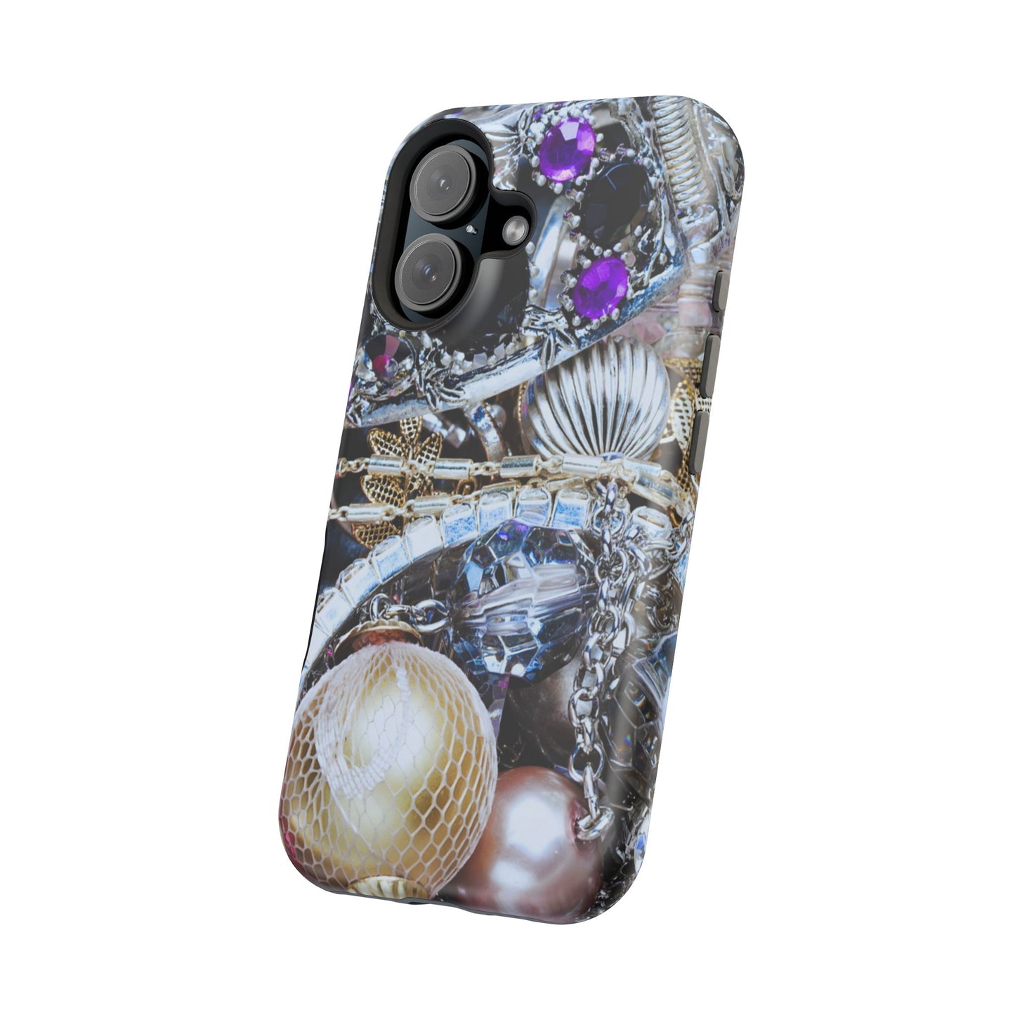 Wireless-Charging Compatible Case – Chrome Jewel