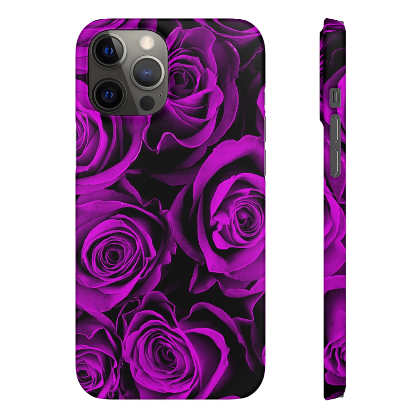 Snap Phone Case – Amethyst Roses