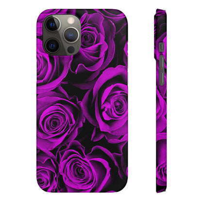 Snap Phone Case – Amethyst Roses