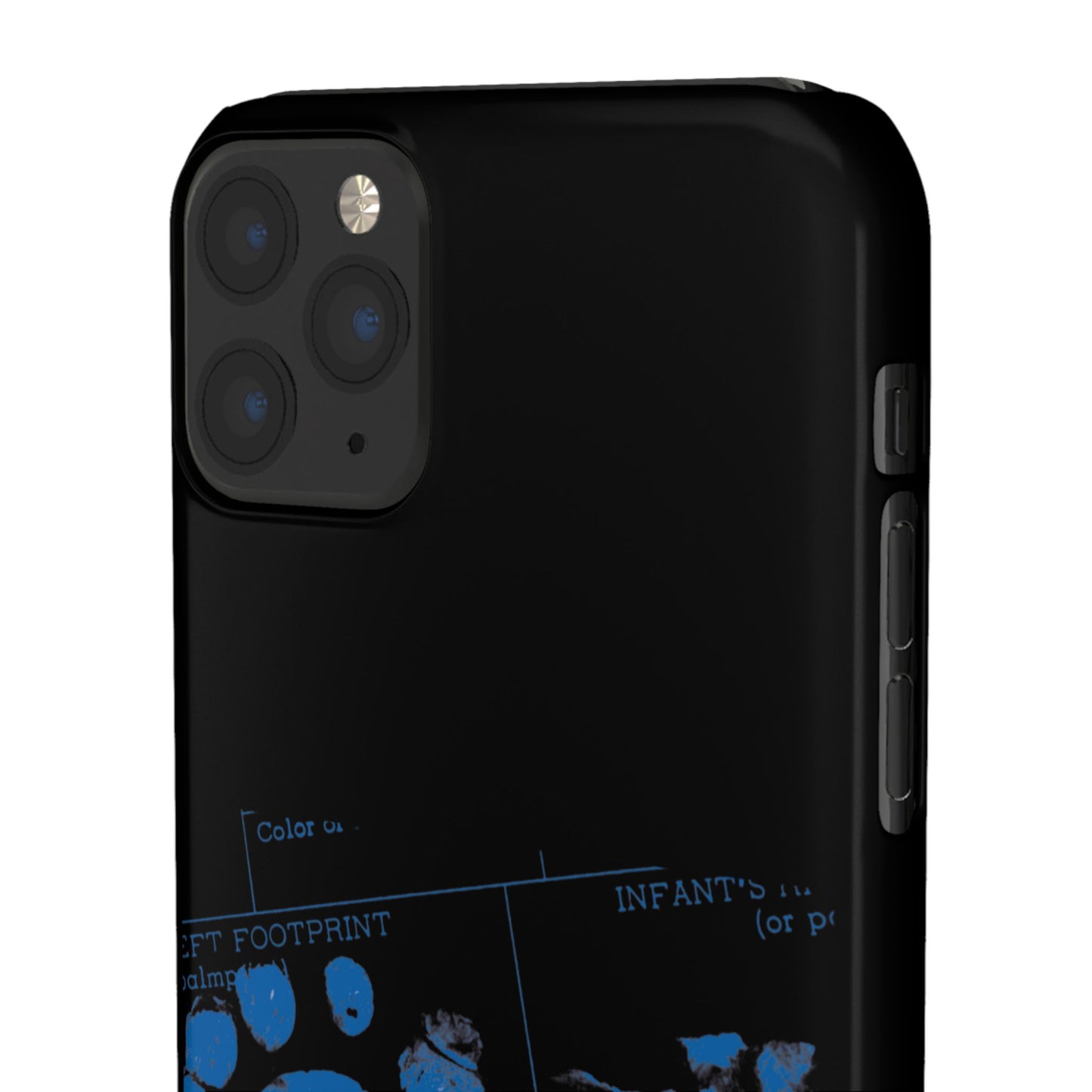 Snap Phone Case – Mom’s Little Blue Footprints