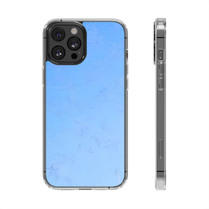 Clear Phone Case – Azure Fade