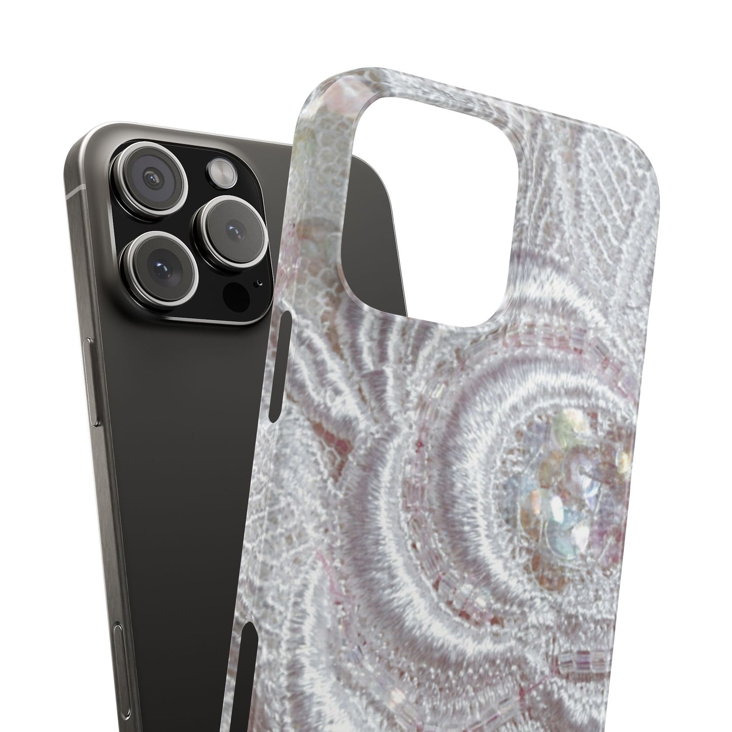 Snap Phone Case – Lace Veil