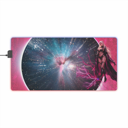 Gaming LED Desk Mat – Starborn Fury