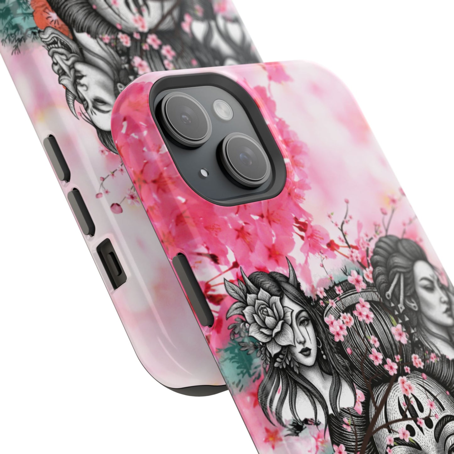 Wireless-Charging Compatible Case – Blossom & Thorn