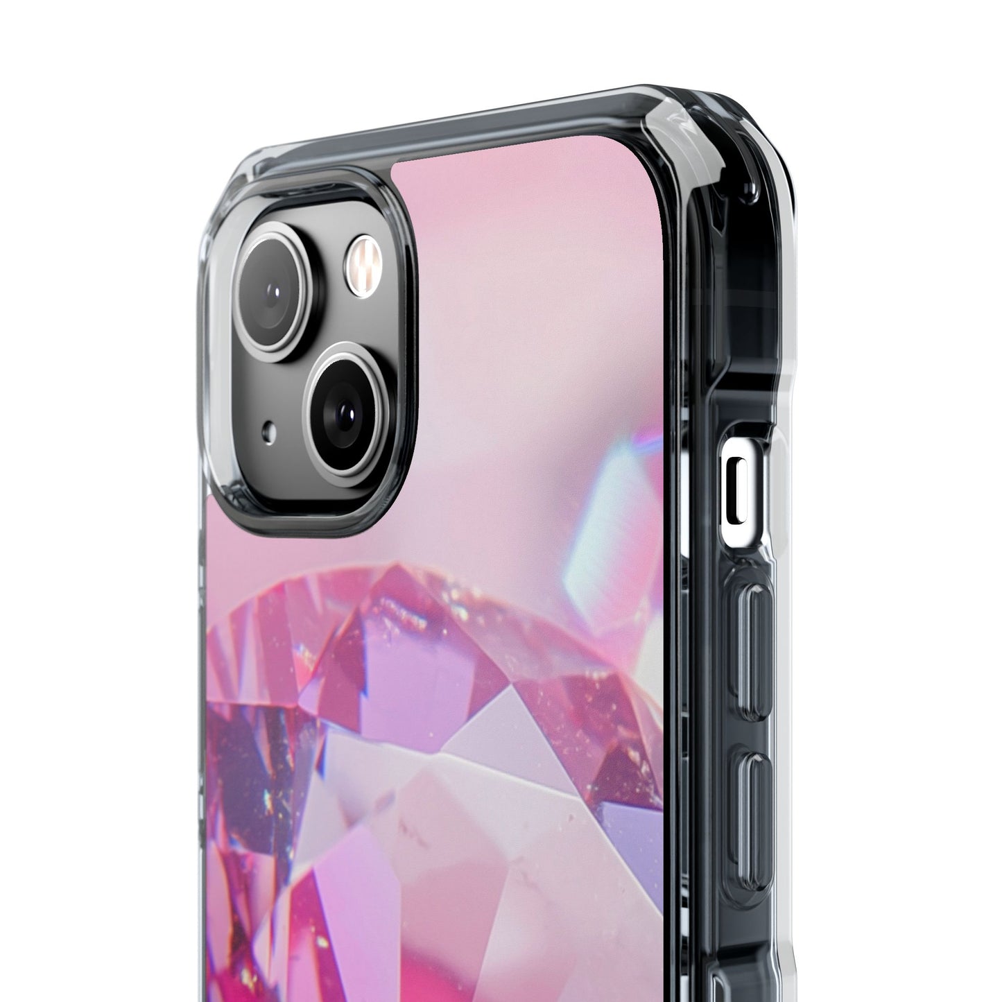 Clear Magnetic Phone Case – Pink Ice