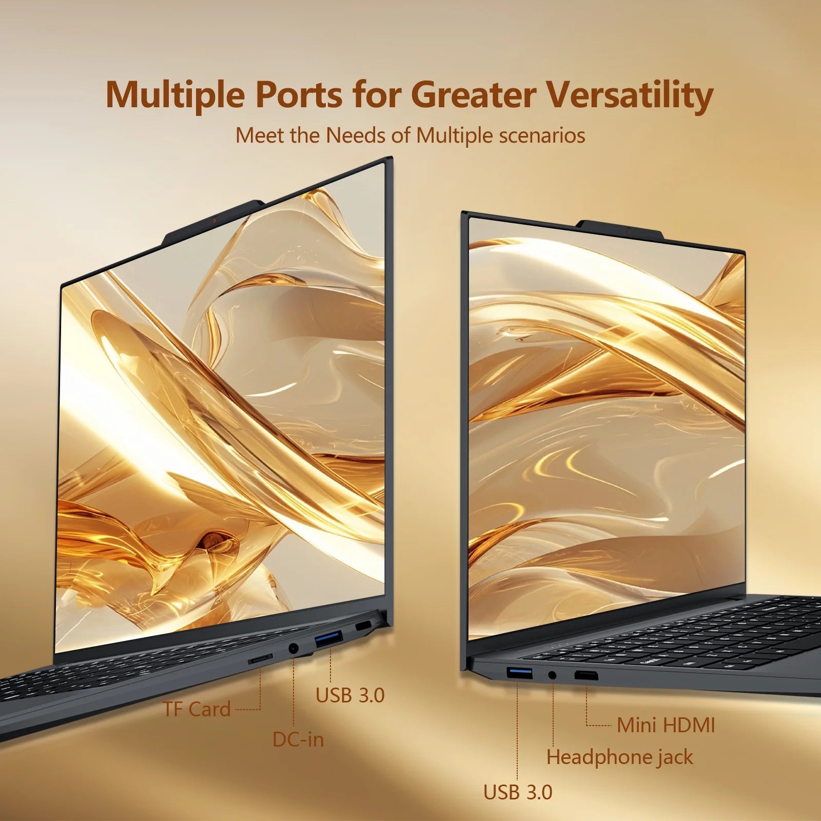 Narrow Bezel 15.4 Inch Laptop Computer with N150 Processor(Up to 3.6Ghz) 16GB RAM 512GB SSD FHD Premium Laptop,Wifi 5,BT 4.2,Fingerprint Unlocking,Backlit Keyboard, Windows 11 Pro