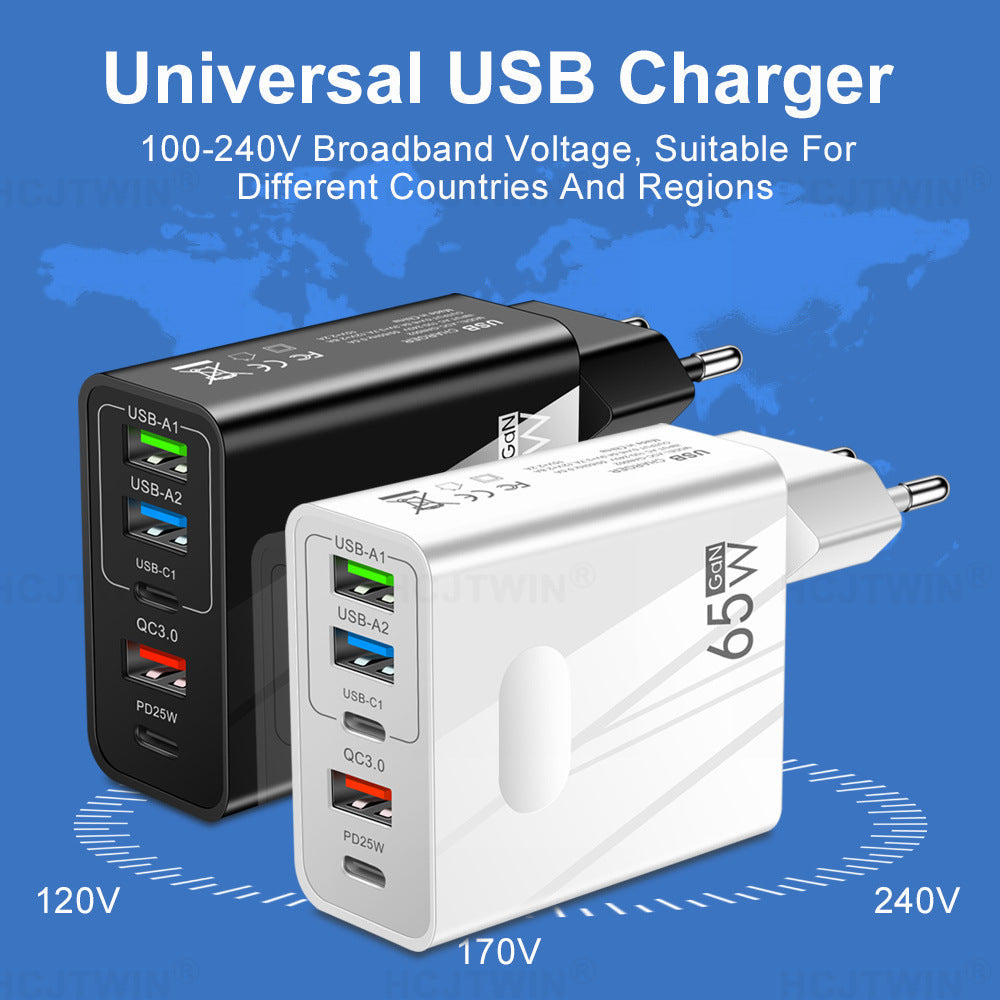 USB Wall Charger – 4-Port