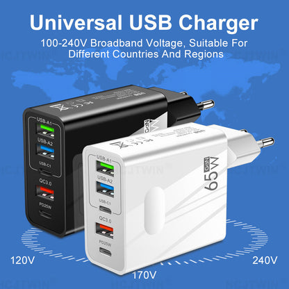 USB Wall Charger – 4-Port