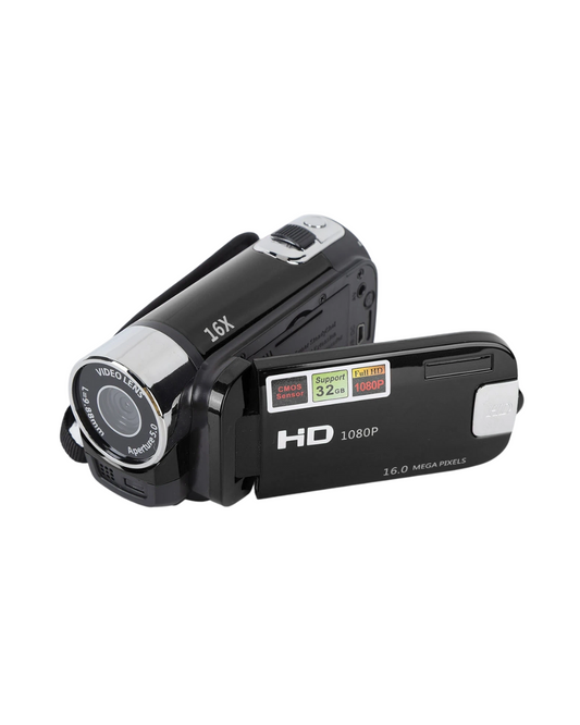 4K Vlogging Camera - 48MP, 2.7" Rotatable Screen, 16X Digital Zoom with USB Cable