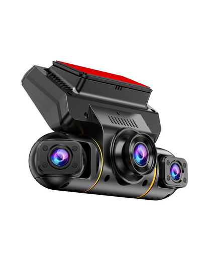 4-Channel Dash Cam - 1080P 360° View with WiFi, Night Vision & 24H Parking Monitor