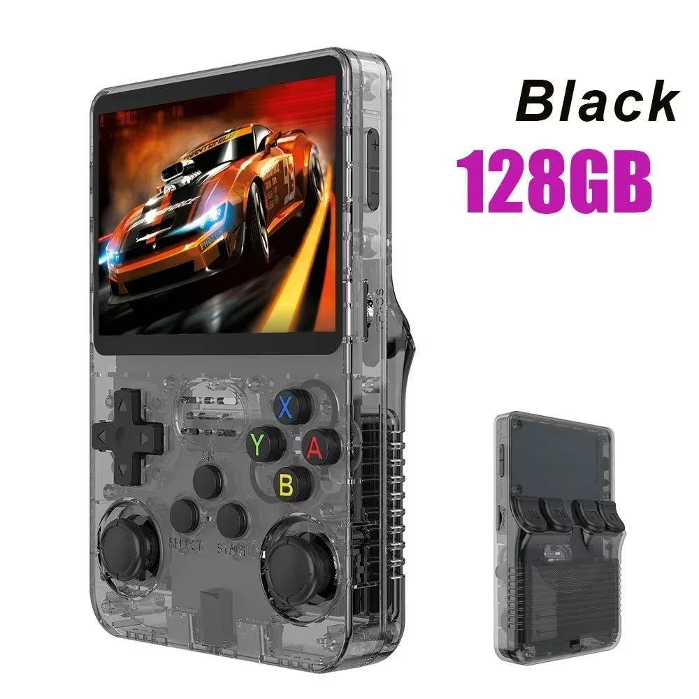 R36S Retro Gaming System: 256GB, 3.5" IPS, Portable