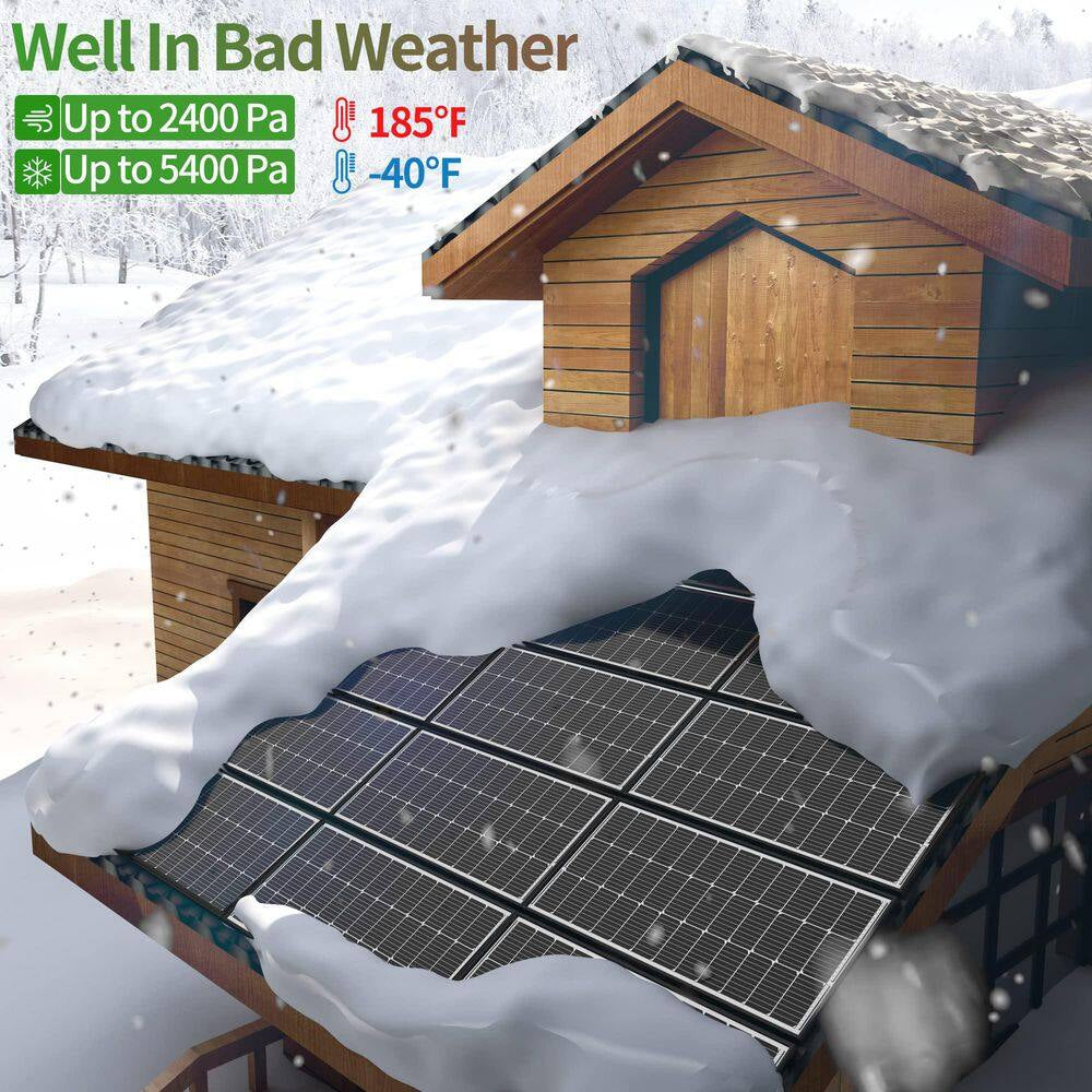 100 Watt Monocrystalline Solar Panel with Half-Cut Cell Technology for Off-Grid Systems