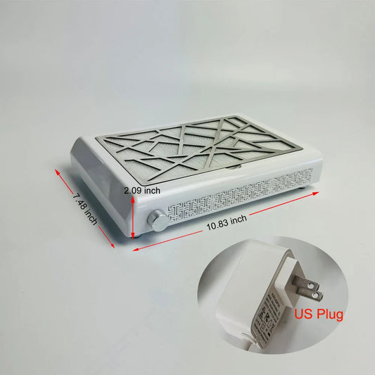 Professional Nail Dust Collector Extractor Fan Vacuum Cleaner for Manicure