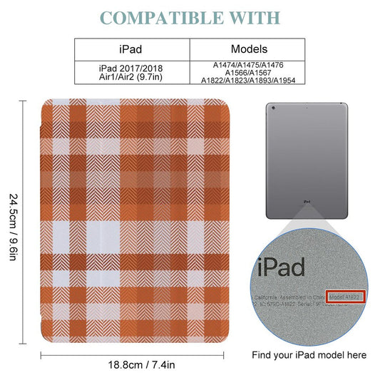 Tablet Case with Pencil Holder – Spiced Plaid