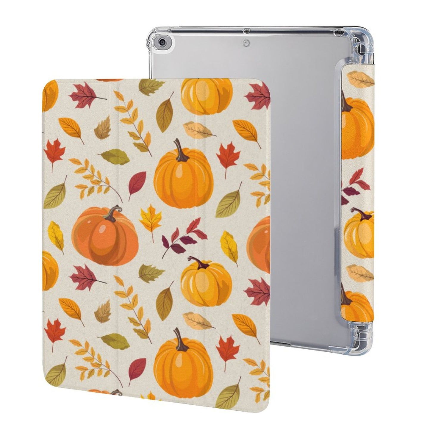 Tablet Case with Pencil Holder – Falling for Pumpkin