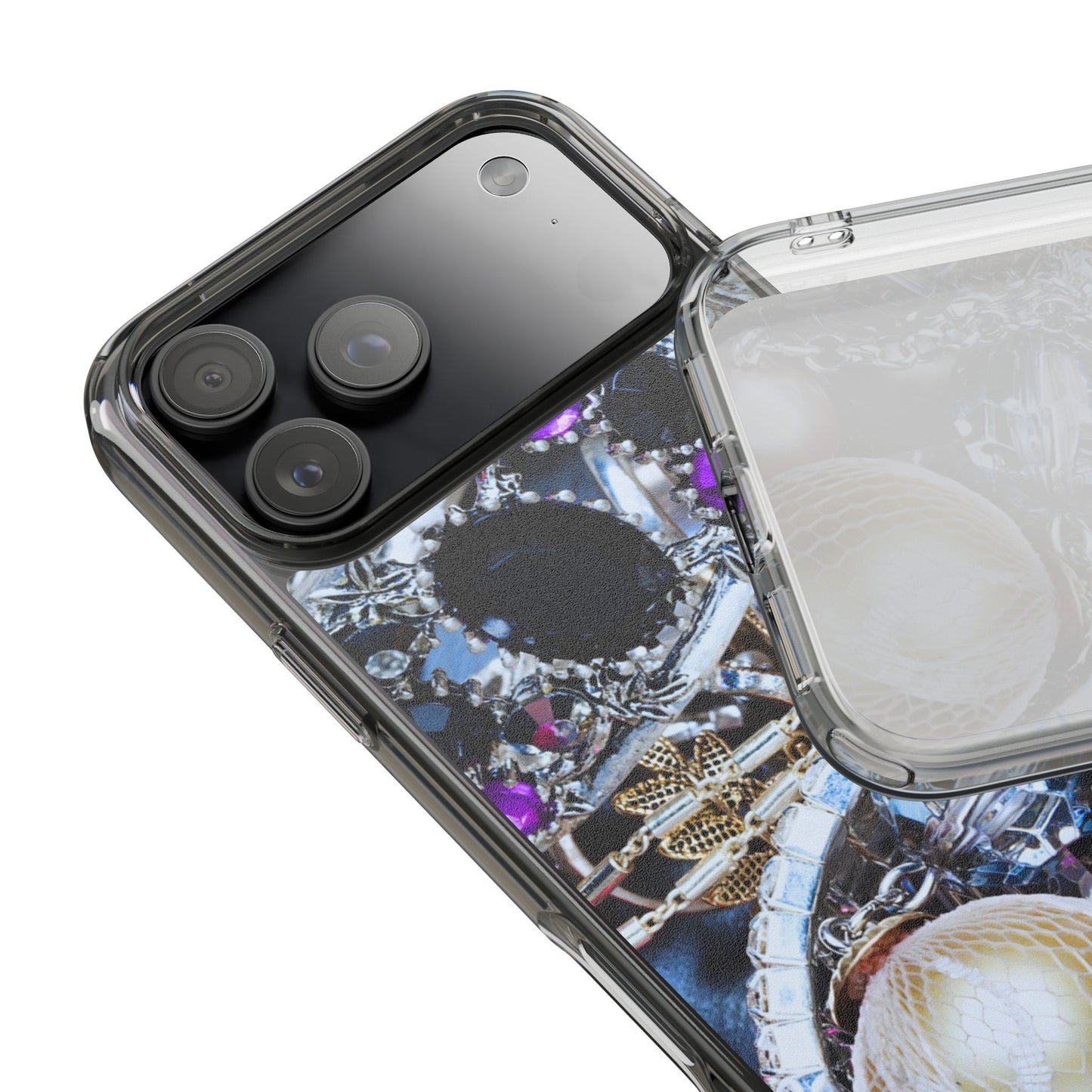 Clear Phone Case – Chrome Jewel