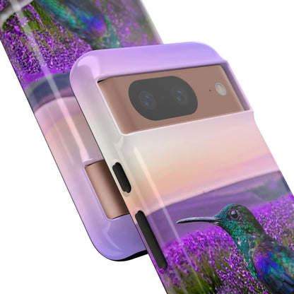 Protective Phone Case – Hummingbird Reverie