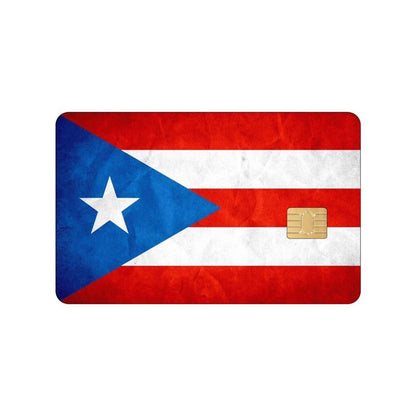 Puerto Rico Card Skin: Matte Finish, Premium Quality, No Residue