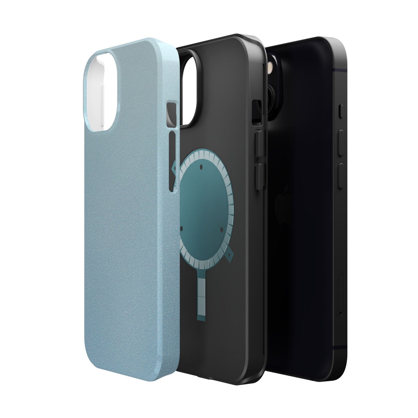Wireless-Charging Compatible Case – Blue Whisper