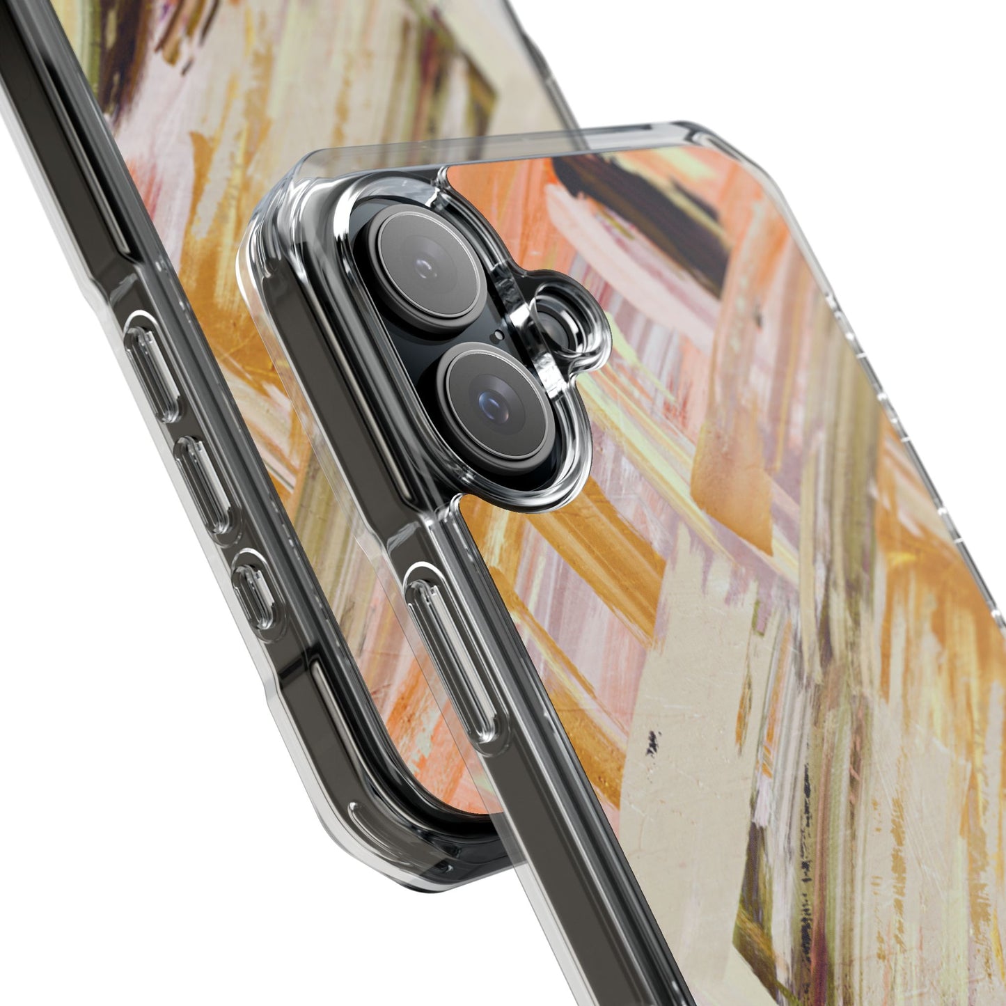 Clear Magnetic Phone Case – Brush & Bronze