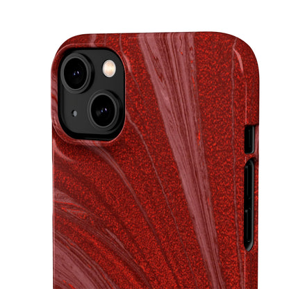 Snap Phone Case – Crimson Current