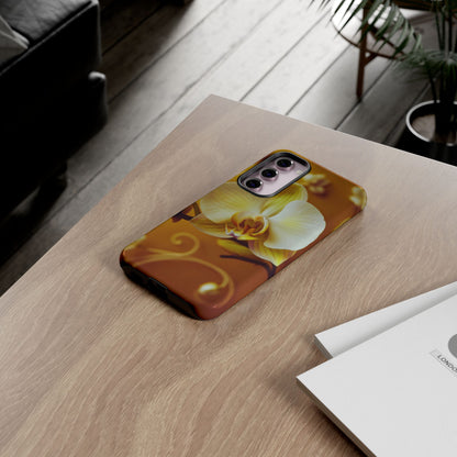 Protective Phone Case – Amber Orchid