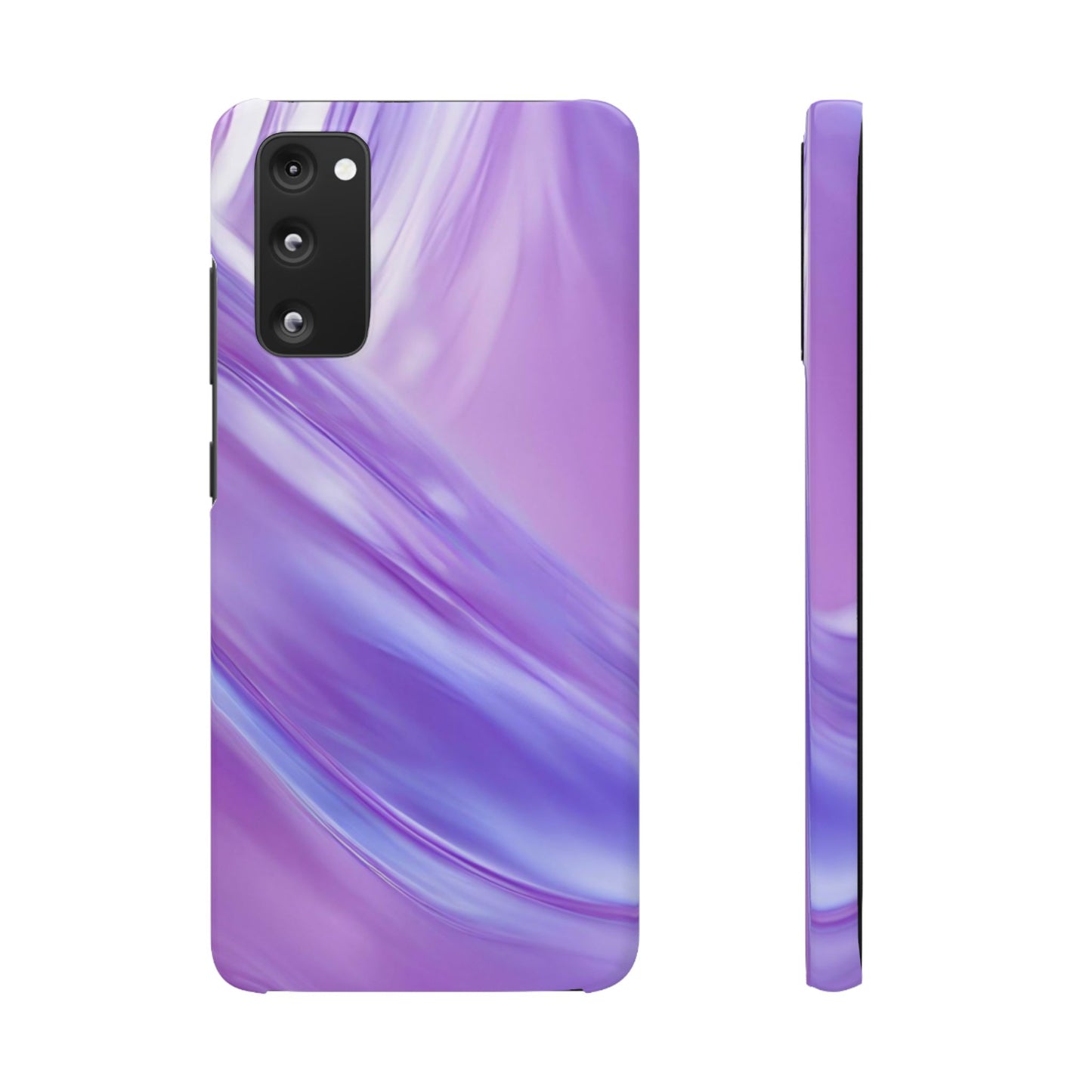 Snap Phone Case – Lavender Wave