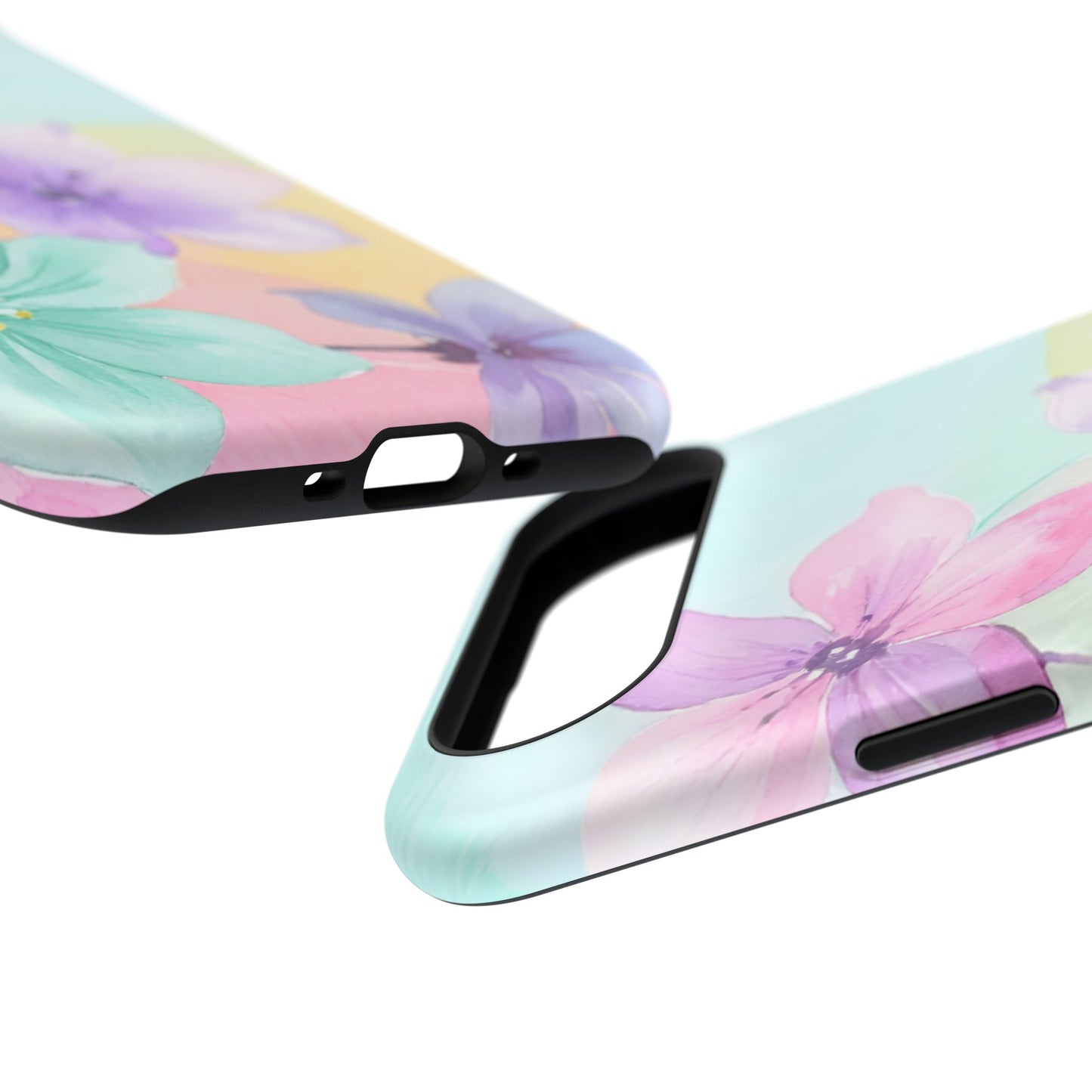 Impact-Resistant Phone Case – Water Petal