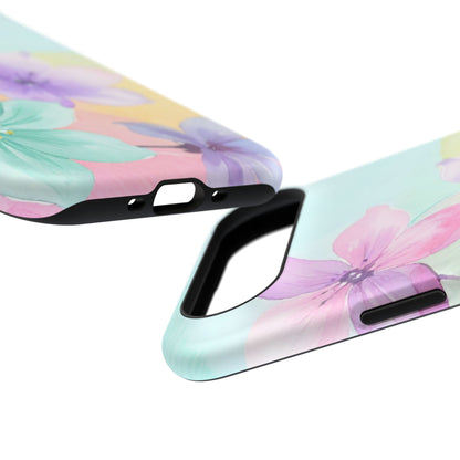 Impact-Resistant Phone Case – Water Petal