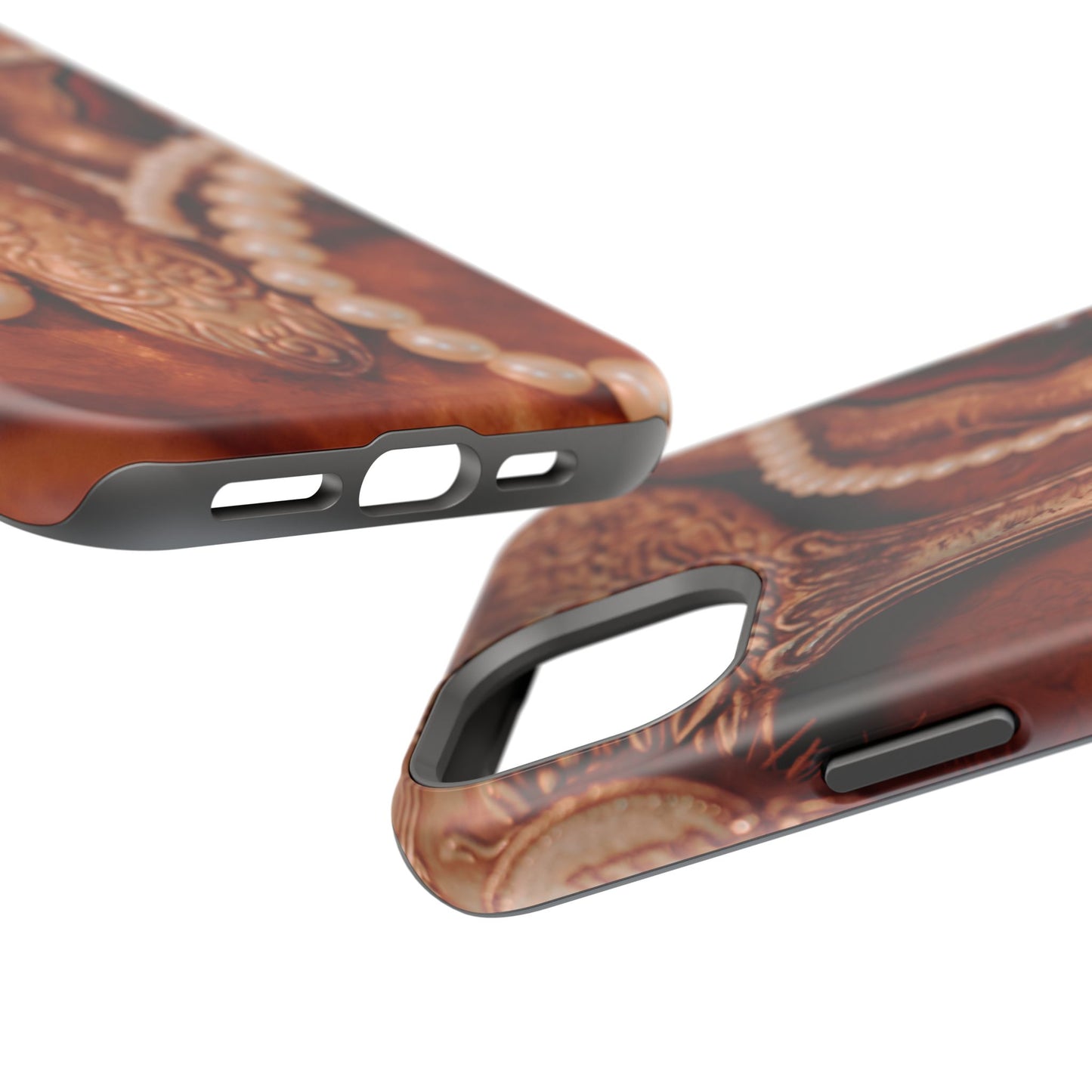 Impact-Resistant Phone Case – Bronze Vanity