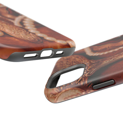 Impact-Resistant Phone Case – Bronze Vanity