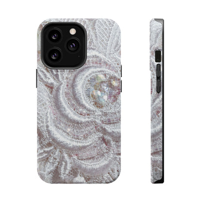Wireless-Charging Compatible Case – Lace Veil