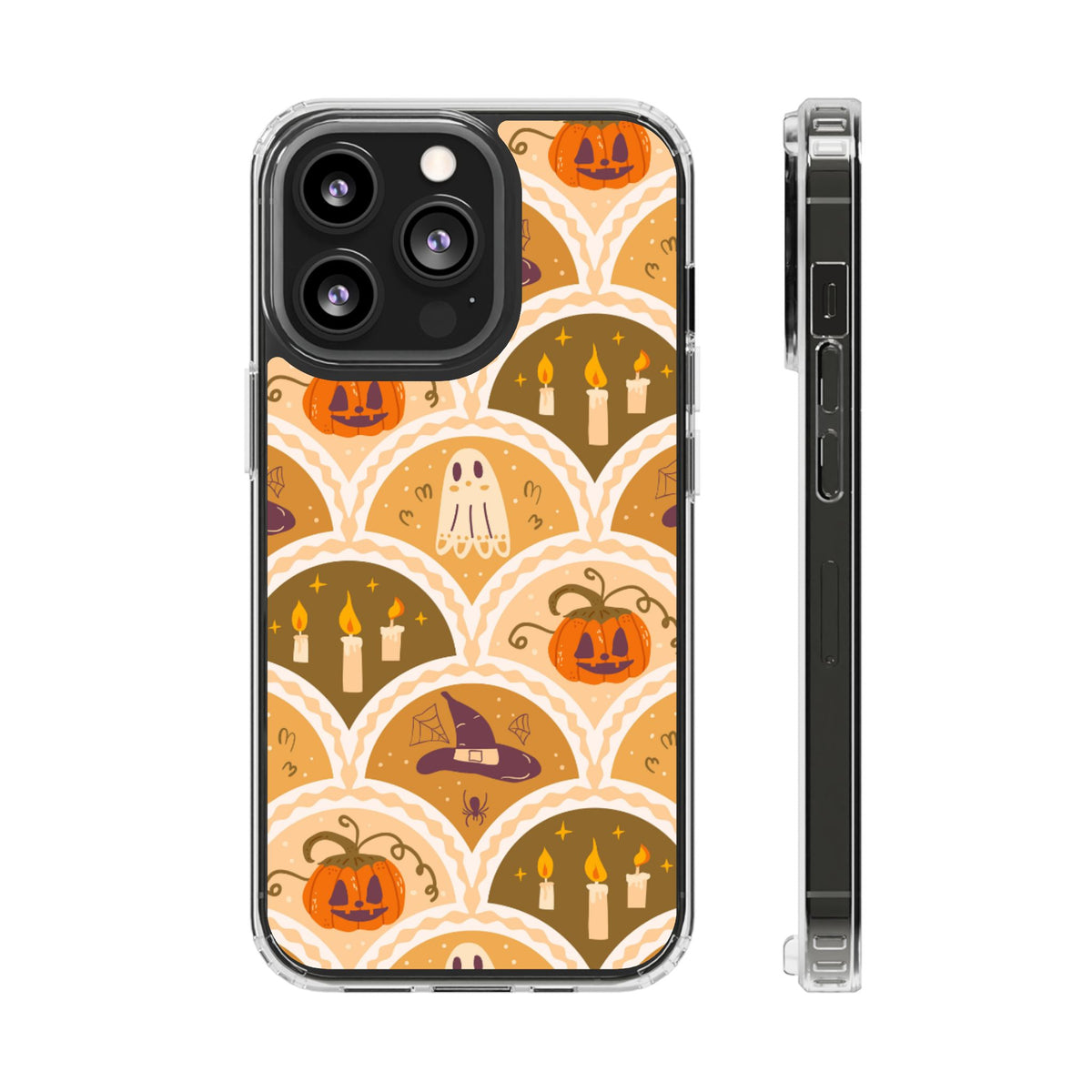 Clear Phone Case – Vintage Haunt – Compatible with iPhone 13–17 & Samsung Galaxy S25–S26 Series
