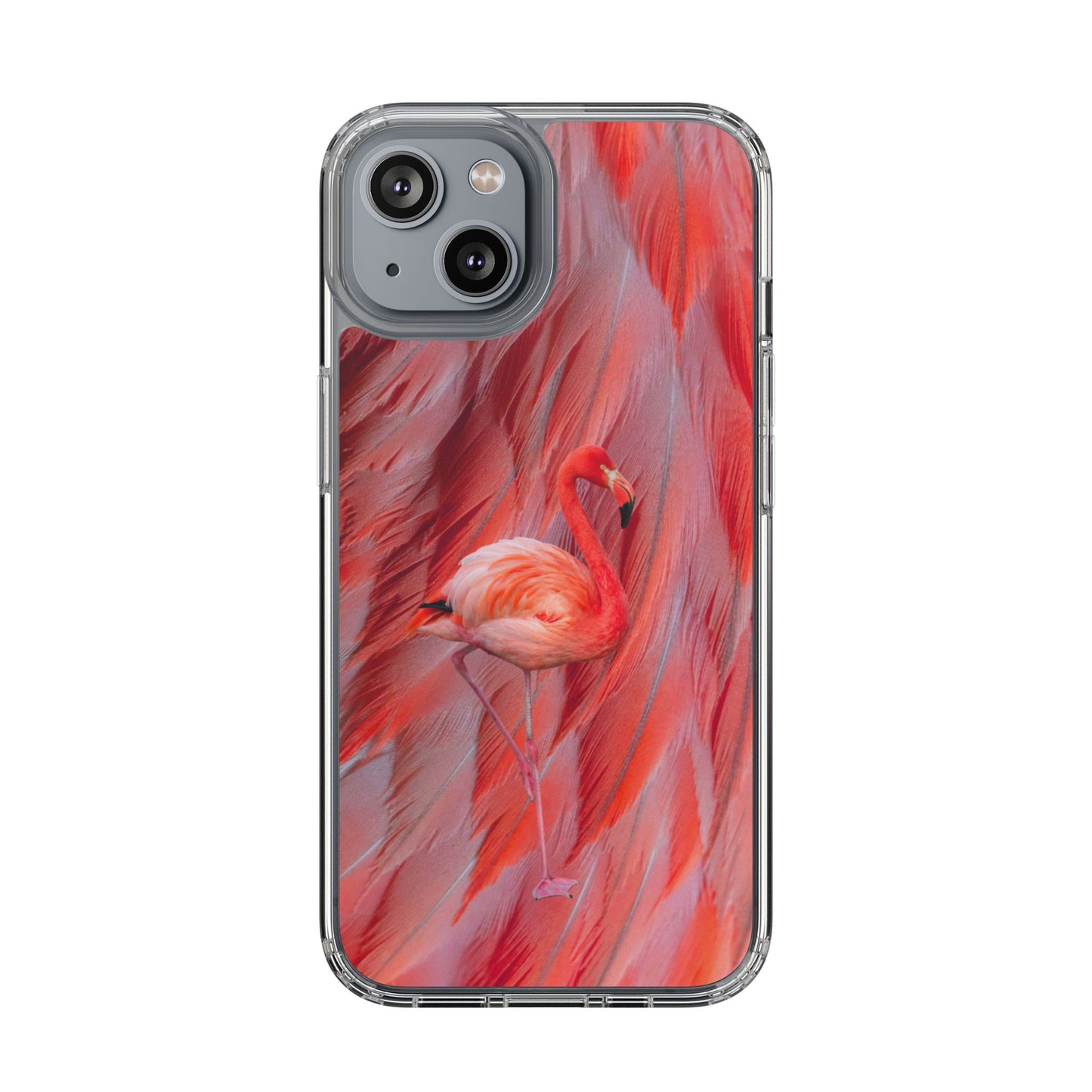 Clear Phone Case – Scarlet Plume